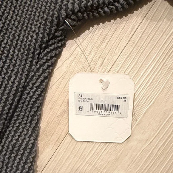 Altar'd State Charcoal Button-Up Cardigan - Picture 4 of 4